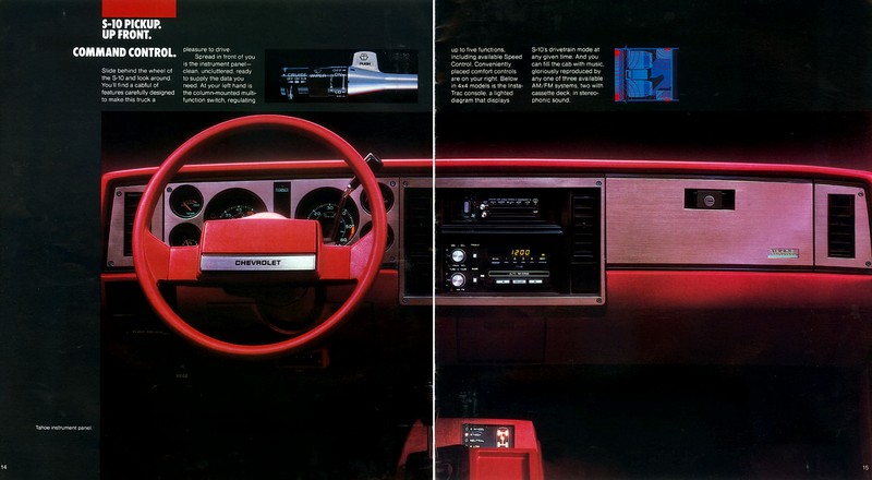 1985 Chevrolet S-10 Pickups Brochure Page 1